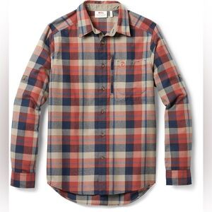 Fjallraven Men's Fjallglim Long Sleeve Shirt | Men’s XXL | Color: Autumn Leaf